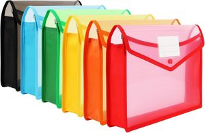 Plastic Envelopes A4 Size Waterproof Accordion <b>File</b> Pouch Snap Closure Office Organizer Expanding <b>File</b> Bag PVC <b>File</b> <b>Folder</b> - Product Image 5