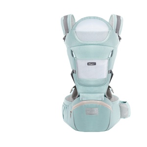 Portabebés de Viaje Estilo Simple, Manos Libres, con Asiento de Cadera y Correa de Mochila, Marco de Plástico para Papá - Product Image 1