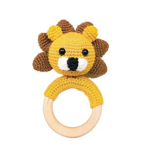 Mordedor de Madera y Ganchillo Hecho a Mano con Forma de Unicornio, con Sonido de Campana de Plástico Suave para la Dentición, Edades de 2 a 14+ Años, Unisex - Product Image 6