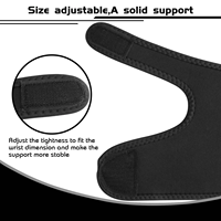 Attelle de poignet réglable Star avec plaque en aluminium et sangle en néoprène pour la protection sportive et la rééducation