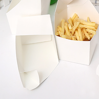 Emballage alimentaire pliable jetable Offre Spéciale Frites à emporter Boîte à collation Conteneur d'emballage