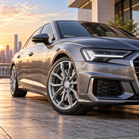 Jantes de voiture en alliage forgé de qualité supérieure CB66.4 avec siège de roulement argenté, jantes Audi pour passagers, jantes personnalisées légères