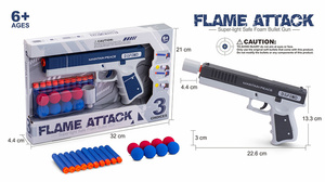 Pistola de Juguete Manual de Aire Comprimido EPT Flame Attack, Juego de Pistola de Dardos de Espuma Segura con Munición para Niños de <span class=keywords><strong>6</strong></span> Años en Adelante - Product Image 3