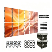 Écran LED couleur intérieur TOALED P2.5, mur vidéo LED intelligent, taille personnalisée, boîtier LED en aluminium moulé sous pression 500*500MM 500*1000MM