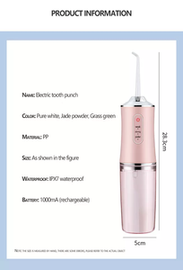 <span class=keywords><strong>Irrigador</strong></span> <span class=keywords><strong>Dental</strong></span> eléctrico para el cuidado bucal, limpiador <span class=keywords><strong>Dental</strong></span> inalámbrico, recargable por USB, <span class=keywords><strong>pequeño</strong></span> y portátil - Product Image 6