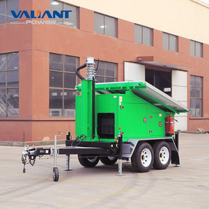 Générateur éolien solaire pour chantiers de construction VTS1200D, éclairage solaire extérieur - Product Image 5