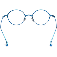 Gafas Borregls de Titanio Puro para Hombre, Montura Redonda de Diseño, Marca Nueva 2025, Ligeras, Estilo Japonés, Modelo 185752