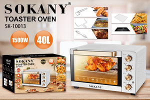 <span class=keywords><strong>HORNO</strong></span> TOSTADOR SOKANY 10013 con Grill 40L Blanco <span class=keywords><strong>Horno</strong></span> Microondas Electrodomésticos - Product Image 2