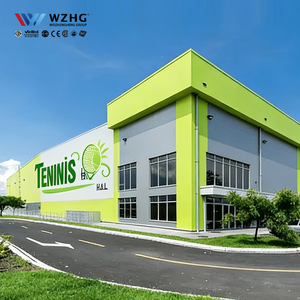 Centro de Tenis Cubierto con Estructura de Acero en Forma de I, Prediseñado, Confiable, de Bajo Mantenimiento, Cumple con las Normas de Construcción de EE. UU. y Australia, Estructura Resistente, 50 Años de Garantía - Product Image 1