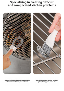 Wholesale Barbecue Cleaning Brush Scraper Multifunctional Net Oven Baking Tray Kitchen Gadget Shaped Hooked - Product Image 2