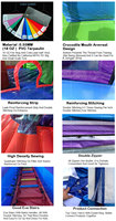 Toboggan gonflable animé pour l'extérieur, toboggan gonflable à thème de dessin animé, toboggan sec gonflable pour enfants