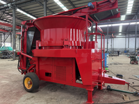 Broyeur de paille rotatif agricole robuste de type mobile pour le broyage des tiges de maïs et de blé