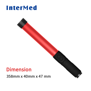 高品質の赤いセキュリティバトンLED点滅充電式トラフィックバトン - Product Image 6