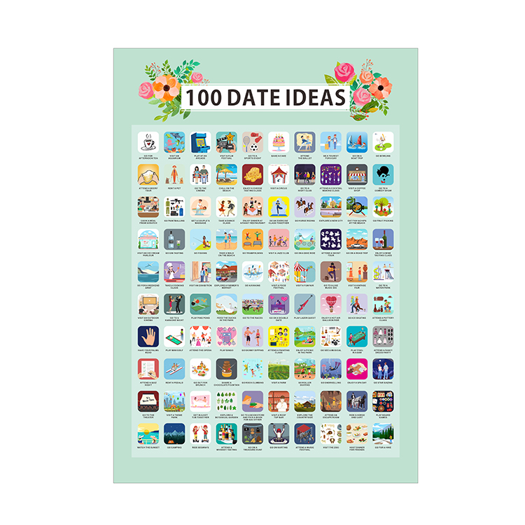 100 Dates Scratch Off Poster2