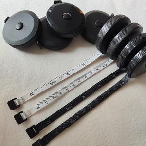 Self Winding Measuring Tape 1.5M Metric Double Sided Plastic Automatic Lock Sewing Ruler With Hook End - Product Image 1