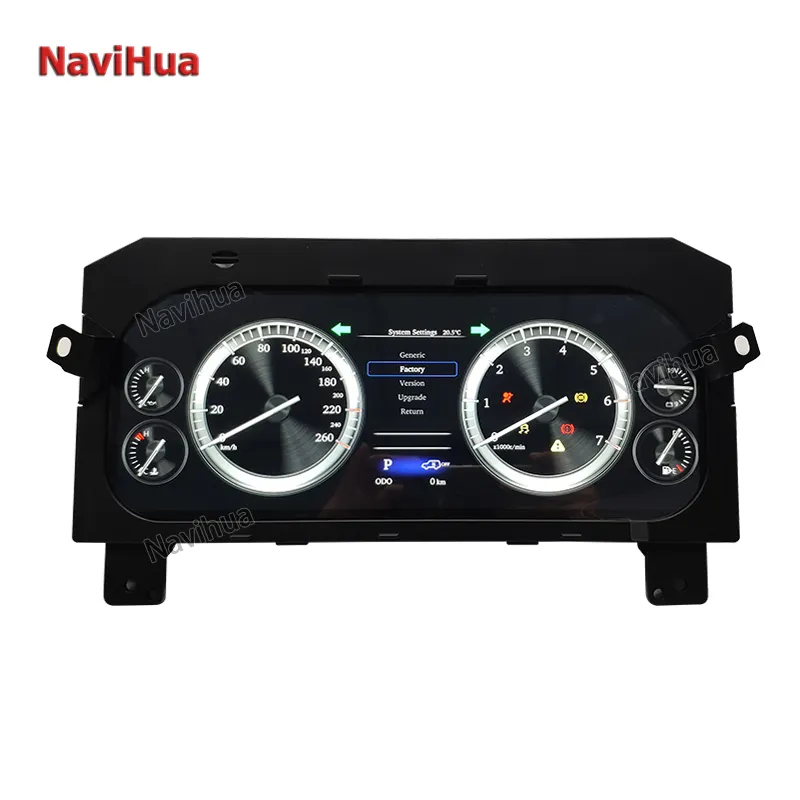 NaviHua Bảng Điều Khiển LCD Nâng Cấp Mới Cụm Dụng Cụ Kỹ Thuật Số Công Nghệ Xe Hơi 12.3 Inch Cho Toyota Prado 2018 2019