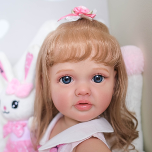Muñecas Bebé Reborn de 55 cm, Niña Pequeña, Parece un Bebé Real, Linda, Hecha a Mano, Piel 3D con Cabello Largo - Product Image 6