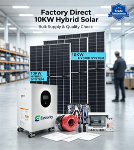 Système de stockage d'énergie solaire hybride, kit photovoltaïque complet 8Kw 10Kw 12Kw 20Kw, systèmes d'alimentation hors réseau à batterie PV - Product Image 3
