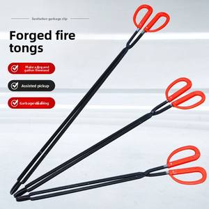<span class=keywords><strong>Pince</strong></span> à <span class=keywords><strong>charbon</strong></span> à long manche pour briquettes, déchets, poêle à <span class=keywords><strong>charbon</strong></span> domestique et <span class=keywords><strong>barbecue</strong></span> - Product Image 4