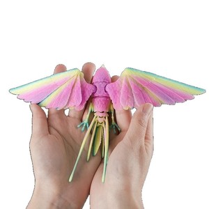 Figurine articulée d'oiseau simulé imprimée en 3D, ornement cadeau pour la décoration d'aquarium, jouet créatif pour enfants - Product Image 5