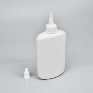 Botella de pegamento plana de 150 ml con boquilla puntiaguda y tapa de rosca, frasco rectangular de plástico para pintura, revestimiento, extrusión y embalaje. - Product Image 4