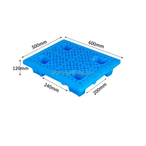 großhandel aufhellende palette 48 x 40" 1200 x 1000 mm hochleistungs-perforierter langlebiger wiederverwendbarer nicht stabiler kunststoffpaletten zum verkauf