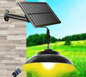 <span class=keywords><strong>Lampe</strong></span> murale LED à capteur <span class=keywords><strong>solaire</strong></span>, à tête unique, à prix réduit, pour l'intérieur et l'extérieur, idéale pour la cour et le patio, avec télécommande - Product Image 2