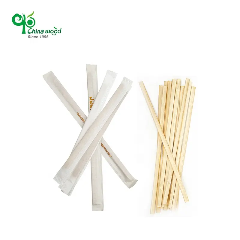 Yada Hot Sale Individually Paper Wrapped Disposable Natural Tea Mixer Bamboo Coffee Stirrers Stirring Stick