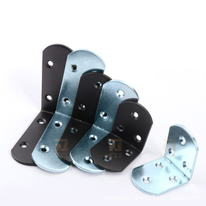 Iron Corner Bracket L-Shaped Metal Shelf Support Right Angle Connector Cold Rolled Steel Durable For Furniture Fixing - Product Image 2