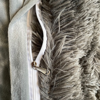 Luxe Shaggy Flanell chaud vison velours cristal velours literie couleur unie housse de couette ensembles pour l'automne hiver