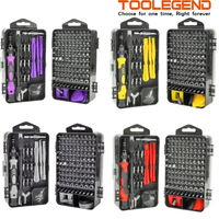 Jeu de tournevis de 138 pièces pour téléphone portable d'ordinateur et kit de réparation d'instruments de précision divers