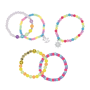 Set de Diseño de Joyas con Cuentas <span class=keywords><strong>para</strong></span> Niñas, con 2 Cajones, Juguete <span class=keywords><strong>para</strong></span> Hacer Pulseras y Collares, Kit de Cuentas <span class=keywords><strong>para</strong></span> <span class=keywords><strong>Manualidades</strong></span> <span class=keywords><strong>para</strong></span> Niños - Product Image 4