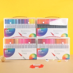 Pennarelli ad Acqua a Doppia Punta, Lavabili, con Punta Morbida a Pennello, Set per Pittura ad Acquerello - Product Image 3