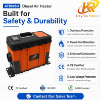 Kamyonlar için Dizel Hava Isıtıcısı 5KW 12V 24V Hepsi Bir Arada Hızlı Isıtma -40C Soğuk Çalışma CE Sertifikalı