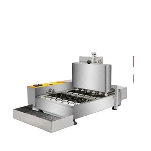 Commercial Stainless Steel Mini Donut Maker Fully Automatic 6 <b>Rows</b> Doughnut Frying <b>Machine</b> for Bakeries Flour Mills Used - Product Image 4