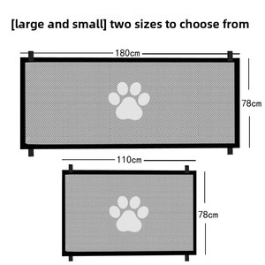 Clôture de séparation <span class=keywords><strong>pour</strong></span> animaux de compagnie sans perçage écologique bouton de filet d'isolation <span class=keywords><strong>pour</strong></span> <span class=keywords><strong>chien</strong></span> <span class=keywords><strong>barrière</strong></span> pliable Portable <span class=keywords><strong>pour</strong></span> la Protection de sécurité du salon - Product Image 4