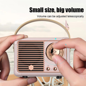 Altavoz Bluetooth Portátil Retro Mini Altavoz Bluetooth <span class=keywords><strong>de</strong></span> Estilo <span class=keywords><strong>Antiguo</strong></span> Radio FM <span class=keywords><strong>de</strong></span> Onda Corta Compatible con Tarjeta AUX TF <span class=keywords><strong>Disco</strong></span> USB <span class=keywords><strong>Reproductor</strong></span> <span class=keywords><strong>de</strong></span> MP3 - Product Image 4