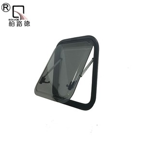 Ventana Térmica Aislante de Aluminio Negra para Autocaravana Yongan YA-WT-02 con Función de Apertura hacia Afuera, Esquinas Redondeadas, Certificación EMARK y DOT - Product Image 5