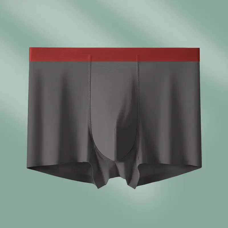 Factory Price Nice Quality Men Underwear Boxer Ice Silk Comfortable Men'S Clothing Underwear