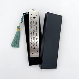Marcapáginas de Metal Personalizados con Grabado Simple y Cadena, Marcapáginas de Metal con Logotipo Personalizado - Product Image 1
