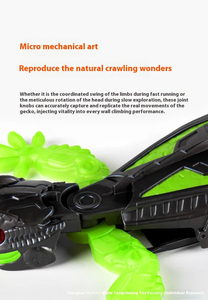 Juguete Robot Gecko Escalador Inteligente con Control Remoto Recargable, Escalador Mecánico Biónico Eléctrico, Escalador de Pared de Plástico Resistente - Product Image 4