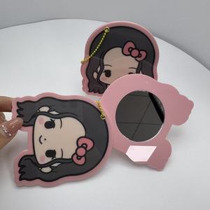 아크릴 애니메이션 거울 휴대용 거울 패션 선물 발렌타인데이 선물 귀여운 화장 거울 맞춤형 친환경 거울 - Product Image 3