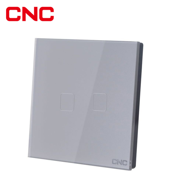 2GANG 1WAY Module Smart Home Touch Light Zigbee Wall Switch
