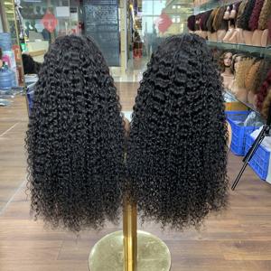 Perruque en dentelle 4x4 avec fermeture, style bouclé italien, 28 pouces, perruques personnalisées en cheveux humains, style élégant pour femmes, usage quotidien - Product Image 2