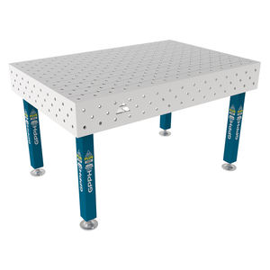 Banc de soudage SteelPlus INOX GPPH 1.5x1mt 12mm d'épaisseur, trous 16mm grille diagonale - Product Image 1