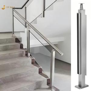 Barandilla de Escalera Moderna y Duradera de Acero Inoxidable Cepillado EX1038 para Decoración de Interiores y Proyectos de Ingeniería Comercial - Product Image 2
