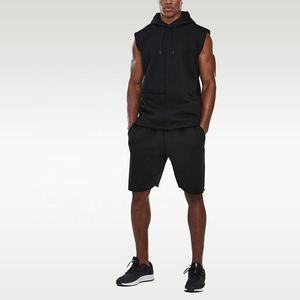 Conjunto de 2 piezas de pantalones cortos sin mangas para hombre, traje para correr, conjunto de dos piezas, para verano - Product Image 4