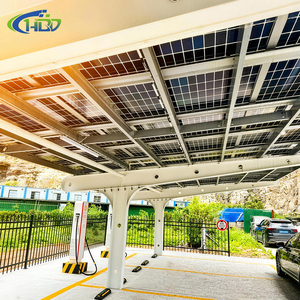 Abri solaires photovoltaïques pour voitures, adaptés aux maisons, aux parkings et aux zones de services autoroutiers - Product Image 5