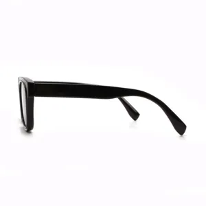 Penjualan laris 2024 kacamata hitam Retro wanita desainer kacamata persegi besar Vintage perlindungan UV400 2024