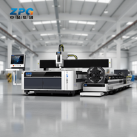 Machine de découpe laser à fibre 1500W avec commande Cypcut et rail de guidage Hiwin pour plaques métalliques - Refroidissement par eau, haute productivité
